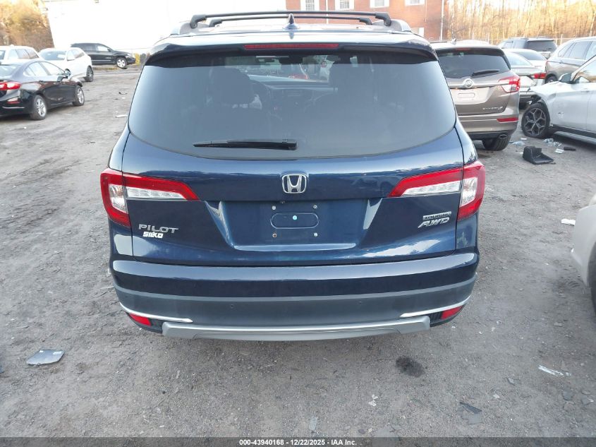 2022 Honda Pilot Awd Touring 7 Passenger VIN: 5FNYF6H60NB036258 Lot: 43940168