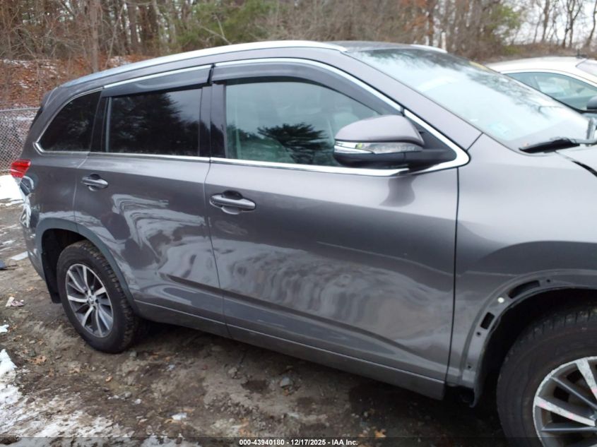 2017 Toyota Highlander Xle VIN: 5TDJZRFH0HS520669 Lot: 43940180