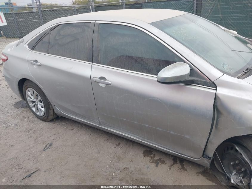 2015 Toyota Camry Le VIN: 4T4BF1FK7FR506952 Lot: 43940191