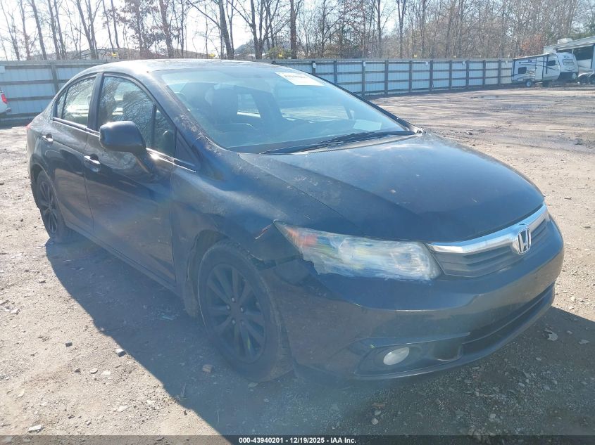 2012 Honda Civic Ex VIN: 2HGFB2F89CH502410 Lot: 43940201