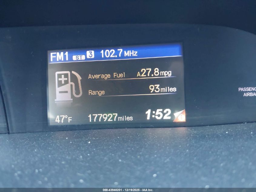 2012 Honda Civic Ex VIN: 2HGFB2F89CH502410 Lot: 43940201