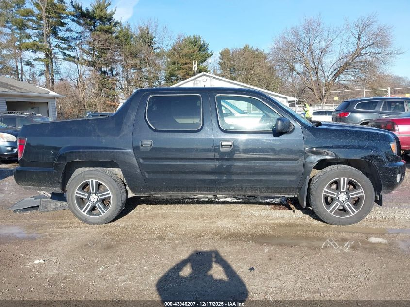 2012 Honda Ridgeline Sport VIN: 5FPYK1F76CB455102 Lot: 43940207