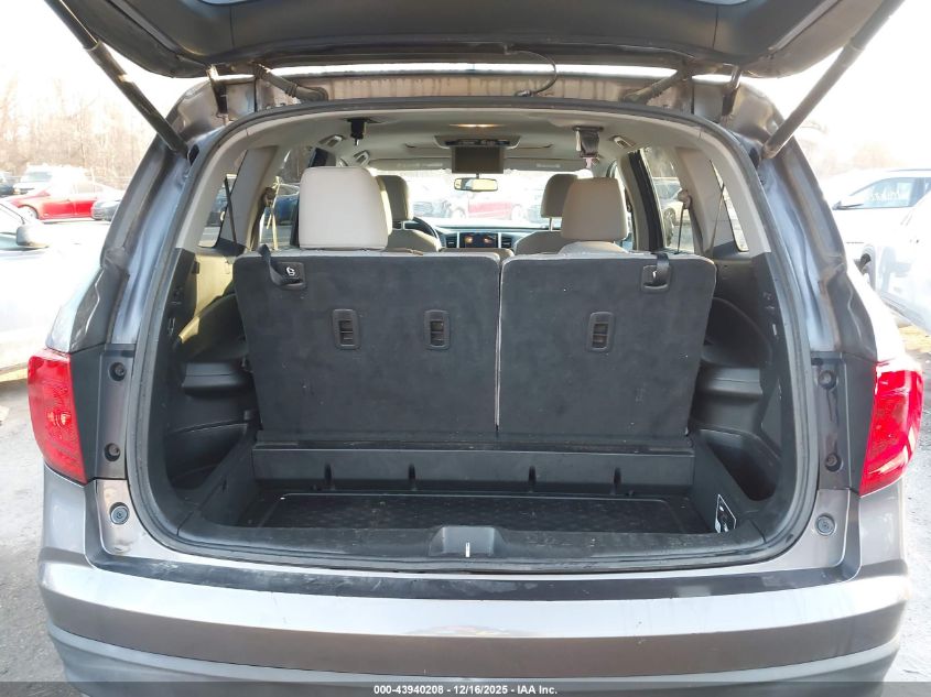 2016 Honda Pilot Ex-L VIN: 5FNYF6H85GB005883 Lot: 43940208