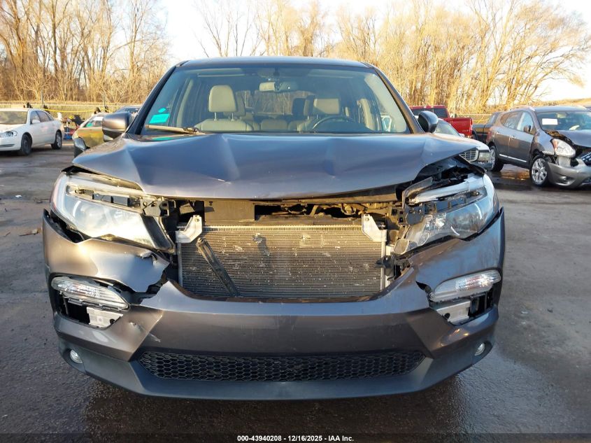 2016 Honda Pilot Ex-L VIN: 5FNYF6H85GB005883 Lot: 43940208