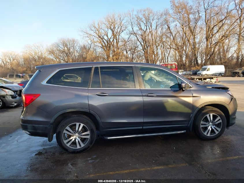 2016 Honda Pilot Ex-L VIN: 5FNYF6H85GB005883 Lot: 43940208