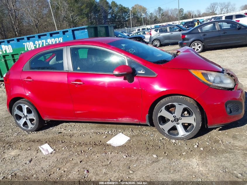 2013 Kia Rio Sx VIN: KNADN5A33D6134395 Lot: 43940235