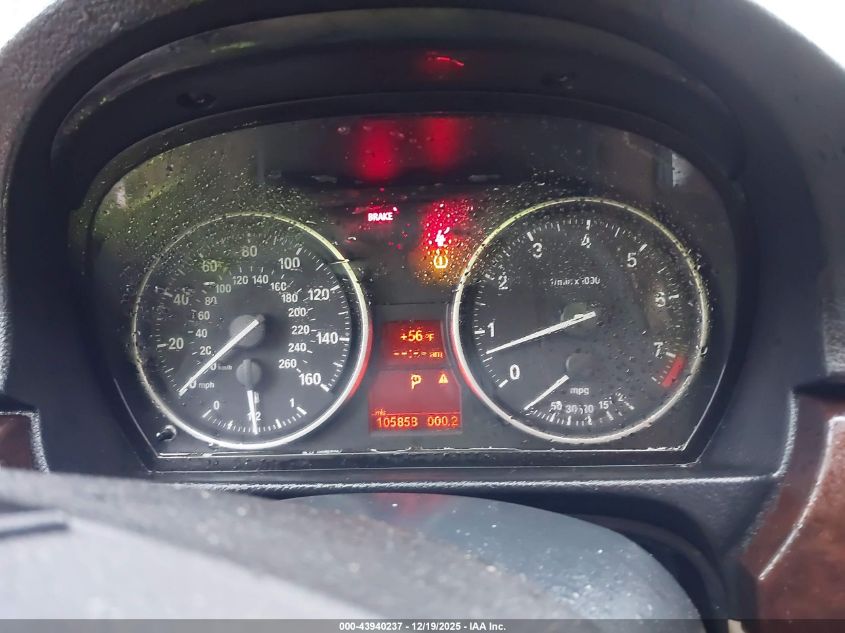 2011 BMW 328I xDrive VIN: WBAPK5C55BA658243 Lot: 43940237