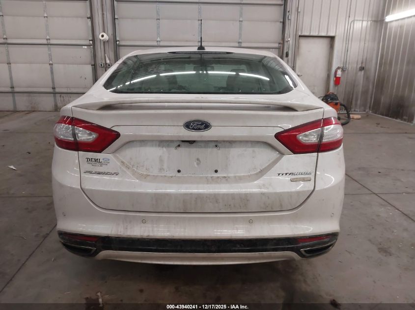 2016 Ford Fusion Titanium VIN: 3FA6P0K95GR399330 Lot: 43940241