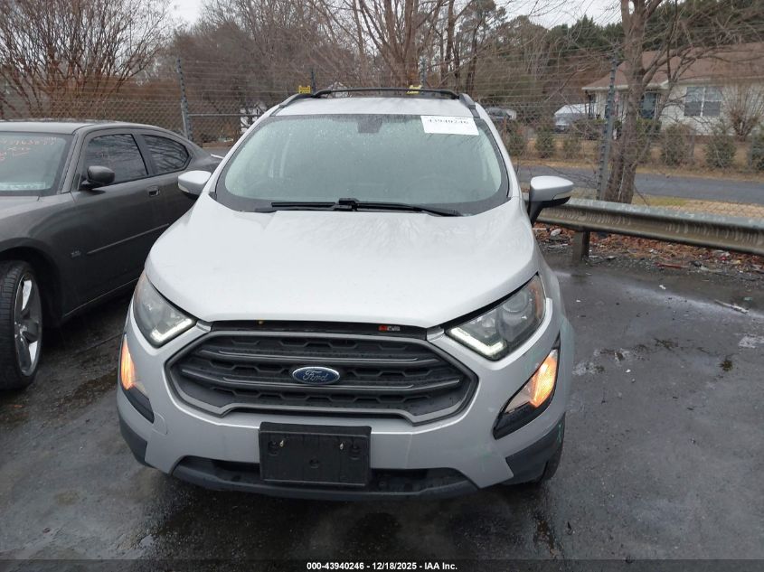 2018 Ford Ecosport Ses VIN: MAJ6P1CL6JC210092 Lot: 43940246
