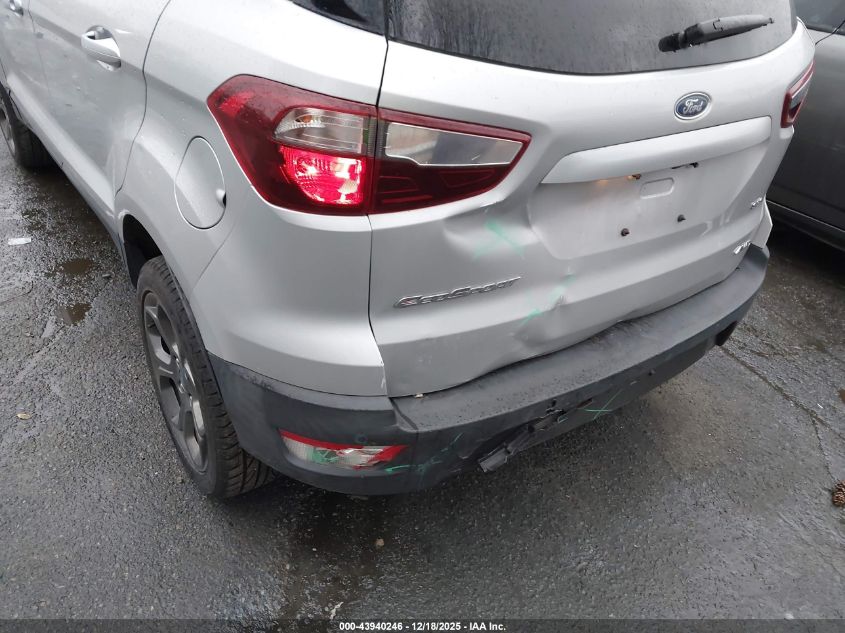 2018 Ford Ecosport Ses VIN: MAJ6P1CL6JC210092 Lot: 43940246