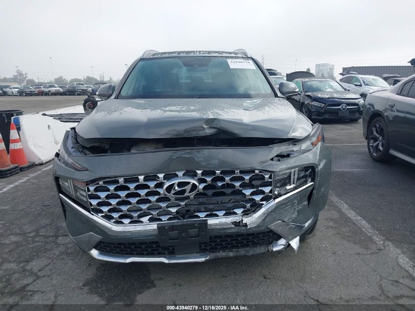 2023 Hyundai Santa Fe Hybrid Sel Premium VIN: 5NMS3DA12PH012997 Lot: 43940279
