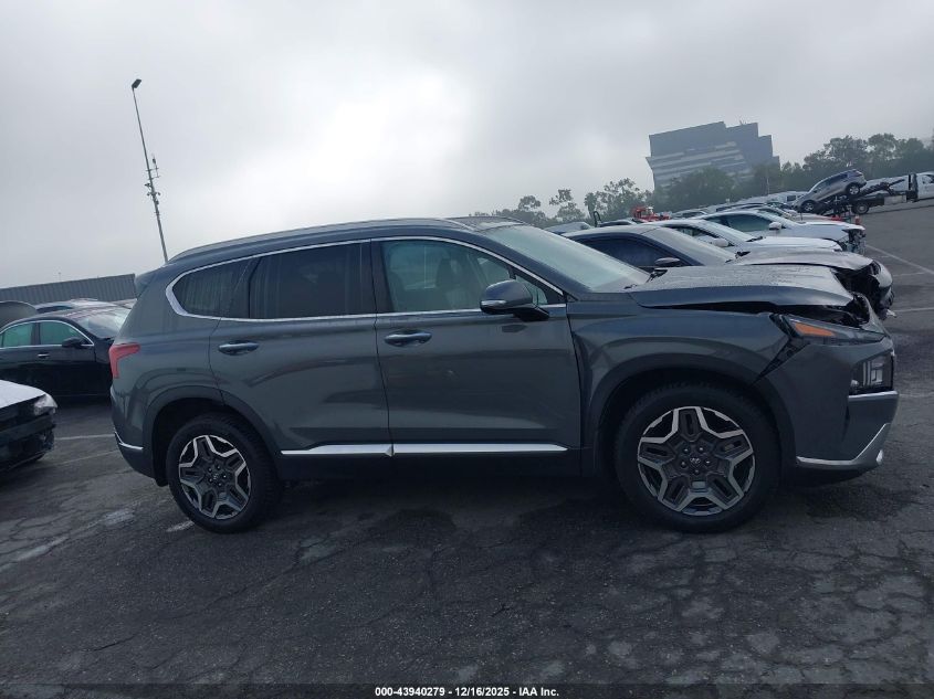 2023 Hyundai Santa Fe Hybrid Sel Premium VIN: 5NMS3DA12PH012997 Lot: 43940279