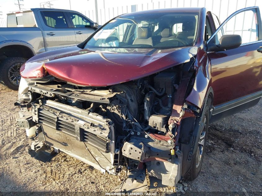 2019 Honda Cr-V Lx VIN: 2HKRW5H37KH416781 Lot: 43940278