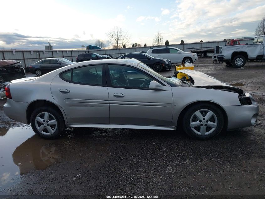 2008 Pontiac Grand Prix VIN: 2G2WP552881153629 Lot: 43940294