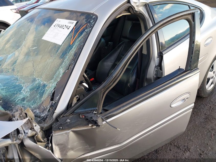 2008 Pontiac Grand Prix VIN: 2G2WP552881153629 Lot: 43940294