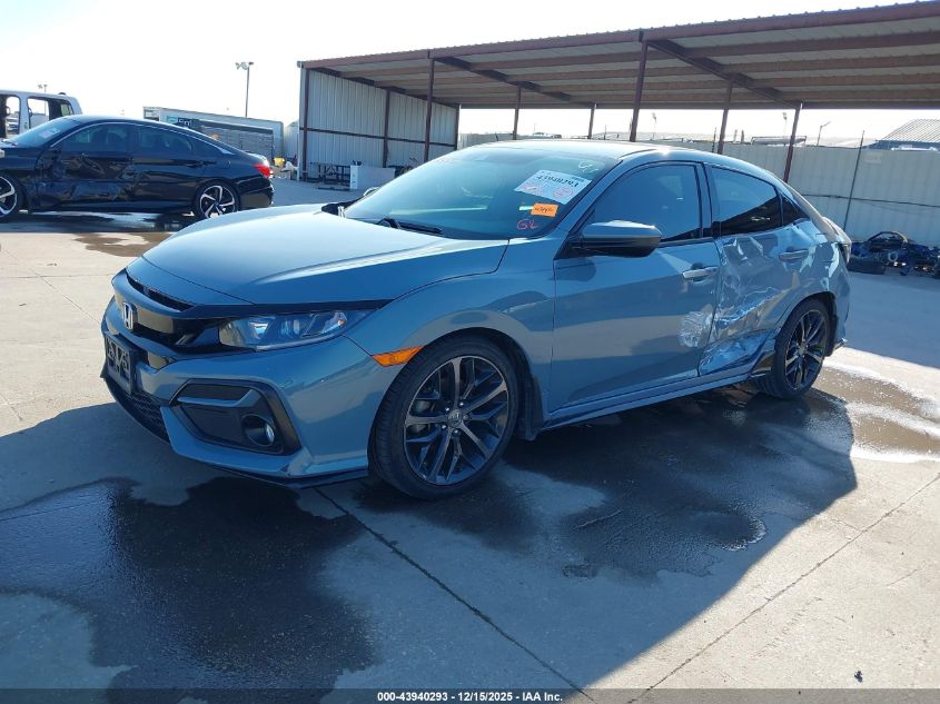 2021 Honda Civic Sport VIN: SHHFK7H40MU207482 Lot: 43940293
