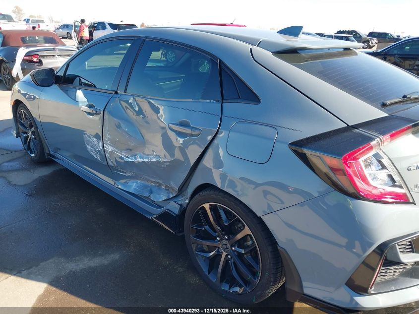 2021 Honda Civic Sport VIN: SHHFK7H40MU207482 Lot: 43940293