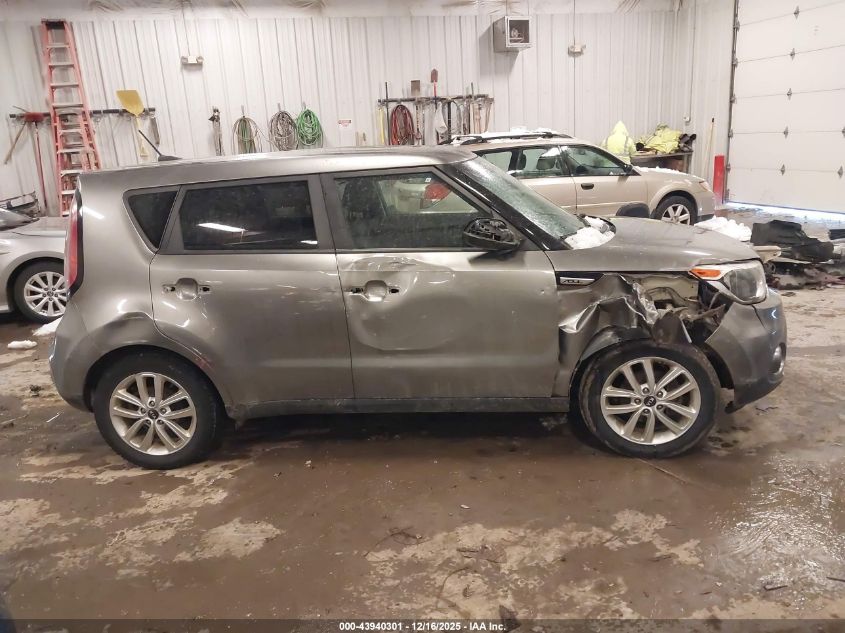 2018 Kia Soul + VIN: KNDJP3A51J7595090 Lot: 43940301