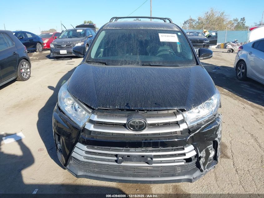 2019 Toyota Highlander Le Plus VIN: 5TDBZRFH4KS973172 Lot: 43940308