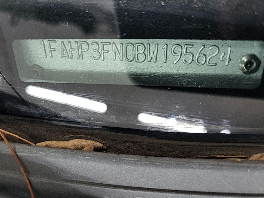 2011 Ford Focus Se VIN: 1FAHP3FN0BW195624 Lot: 43940309