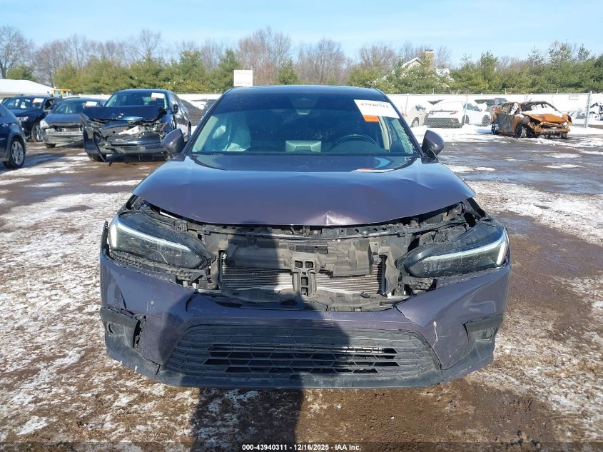 2022 Honda Civic Ex-L VIN: 19XFL1H74NE008898 Lot: 43940311