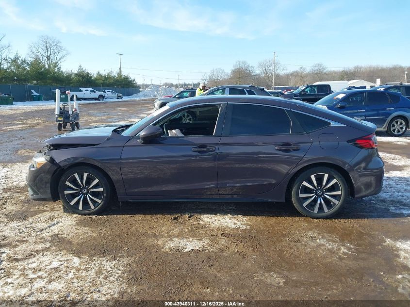 2022 Honda Civic Ex-L VIN: 19XFL1H74NE008898 Lot: 43940311