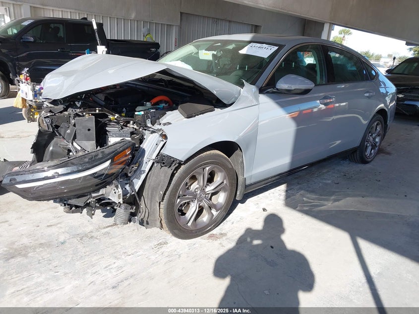 Vin: 1hgcy2f61pa024553, lot: 44435943, honda accord hybrid ex-l 20232
