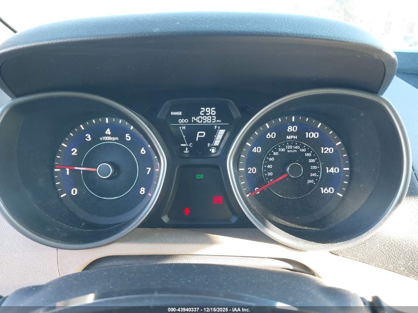 2013 Hyundai Elantra Limited VIN: 5NPDH4AE3DH431582 Lot: 43940337