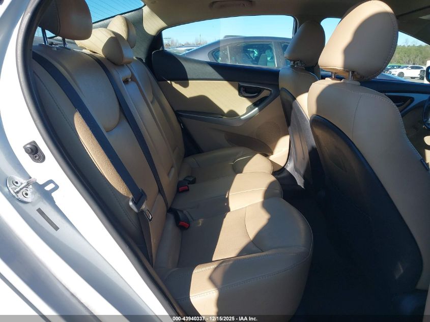 2013 Hyundai Elantra Limited VIN: 5NPDH4AE3DH431582 Lot: 43940337