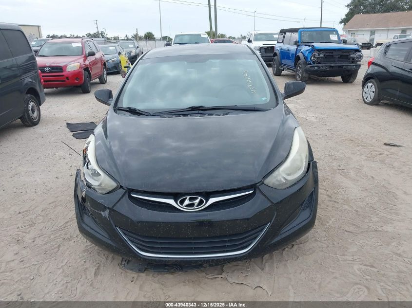 2016 Hyundai Elantra Se VIN: 5NPDH4AE8GH769287 Lot: 43940343