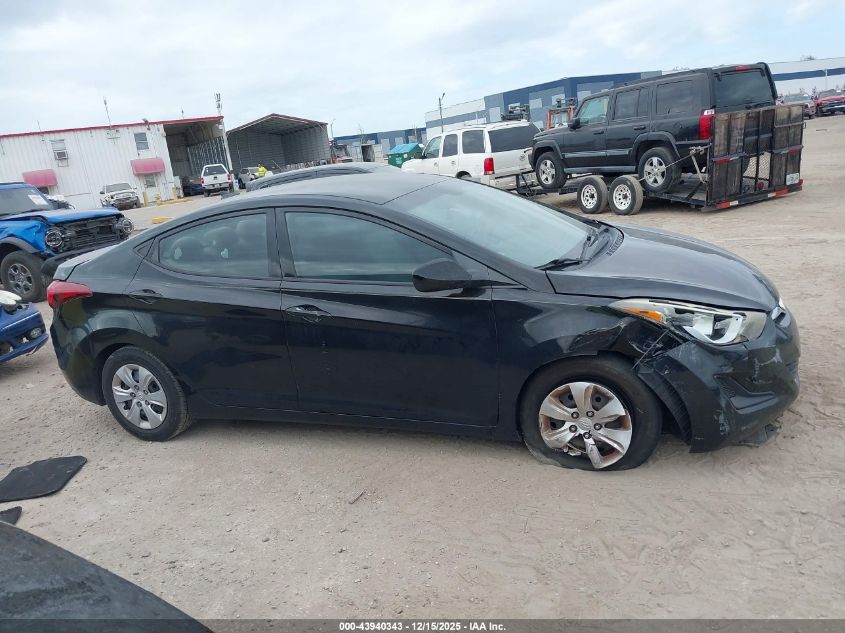 2016 Hyundai Elantra Se VIN: 5NPDH4AE8GH769287 Lot: 43940343