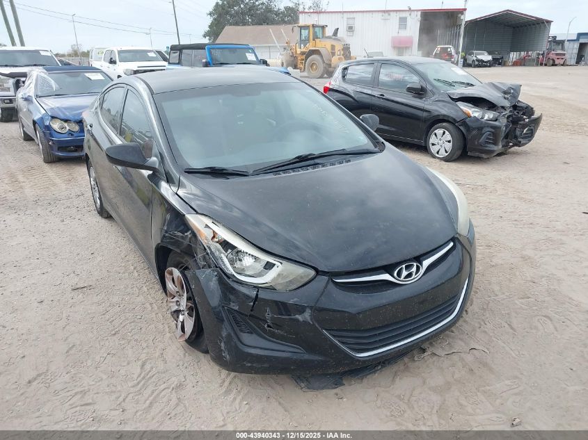 2016 Hyundai Elantra Se VIN: 5NPDH4AE8GH769287 Lot: 43940343