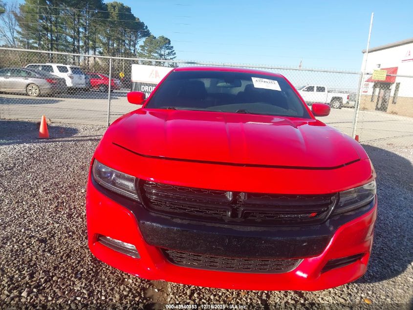 2016 Dodge Charger Sxt VIN: 2C3CDXHG5GH132774 Lot: 43940353