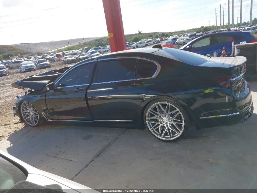 2016 BMW 750I xDrive VIN: WBA7F2C54GG418110 Lot: 43940360