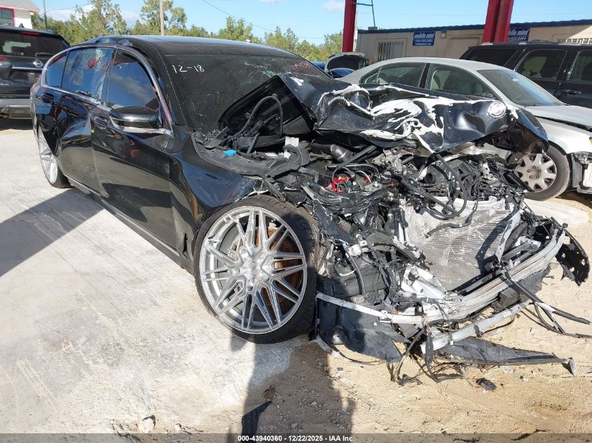 2016 BMW 750I xDrive VIN: WBA7F2C54GG418110 Lot: 43940360