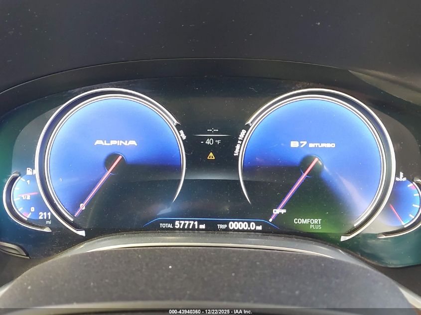 2016 BMW 750I xDrive VIN: WBA7F2C54GG418110 Lot: 43940360