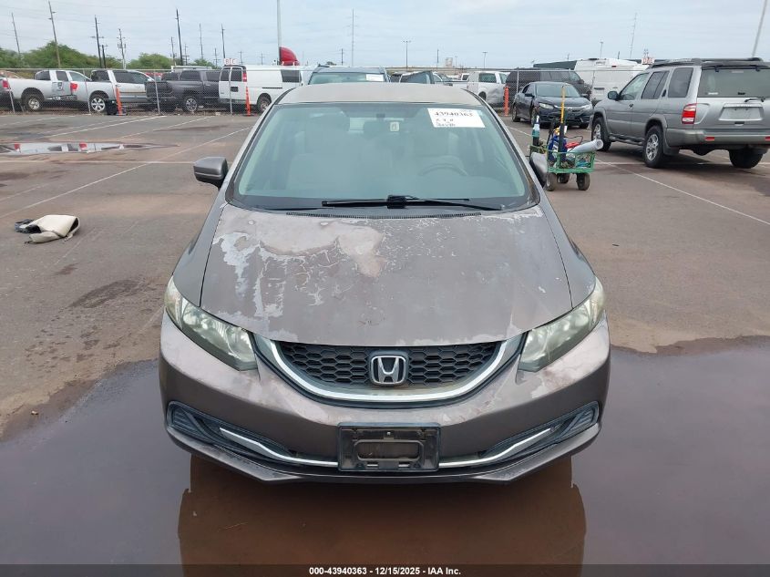 2014 Honda Civic Lx VIN: 2HGFB2F54EH504428 Lot: 43940363