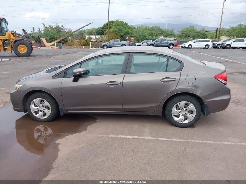 2014 Honda Civic Lx VIN: 2HGFB2F54EH504428 Lot: 43940363