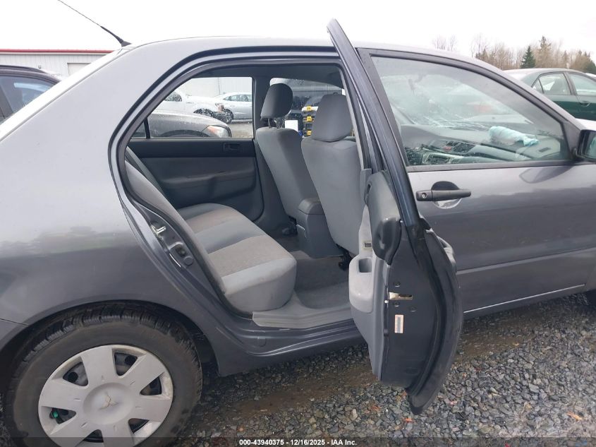 2005 Mitsubishi Lancer Es VIN: JA3AJ26E35U040300 Lot: 43940375