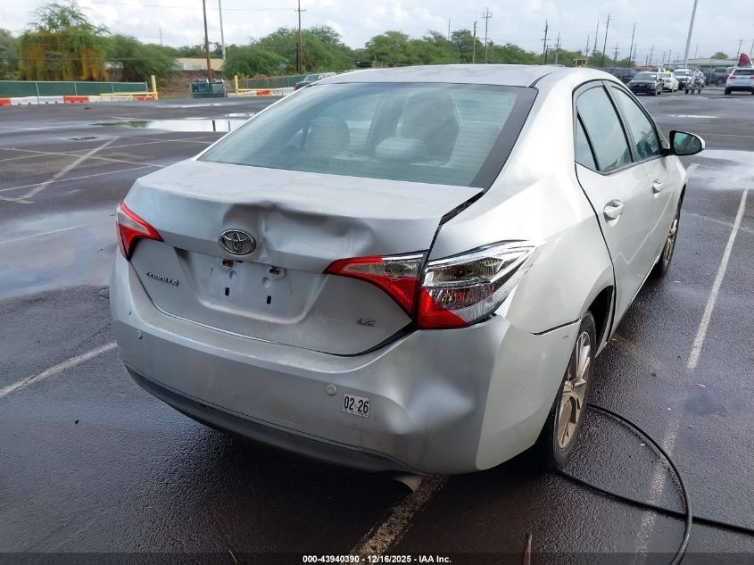 2014 Toyota Corolla Le/Le Plus/Le Premium VIN: 5YFBURHE3EP071966 Lot: 43940390