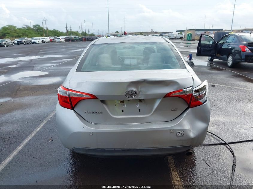 2014 Toyota Corolla Le/Le Plus/Le Premium VIN: 5YFBURHE3EP071966 Lot: 43940390