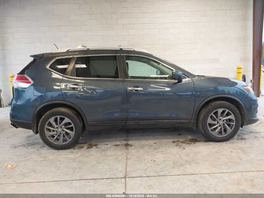 2016 Nissan Rogue Sl VIN: 5N1AT2MV6GC869543 Lot: 43940400