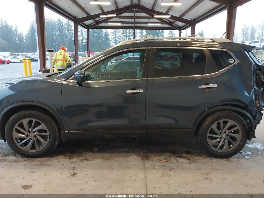 2016 Nissan Rogue Sl VIN: 5N1AT2MV6GC869543 Lot: 43940400
