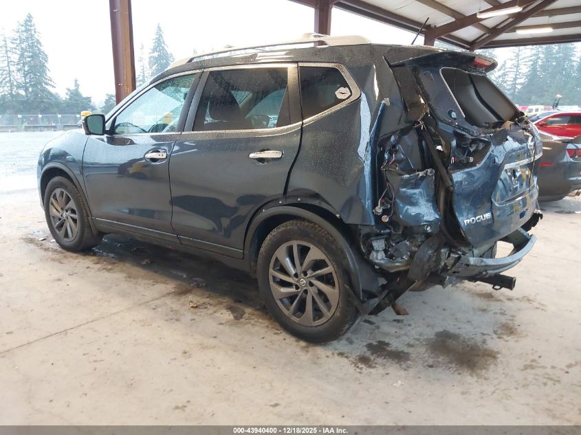 2016 Nissan Rogue Sl VIN: 5N1AT2MV6GC869543 Lot: 43940400