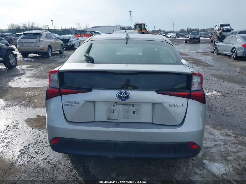 2022 Toyota Prius Le Awd-E VIN: JTDL9MFUXN3038099 Lot: 43940419