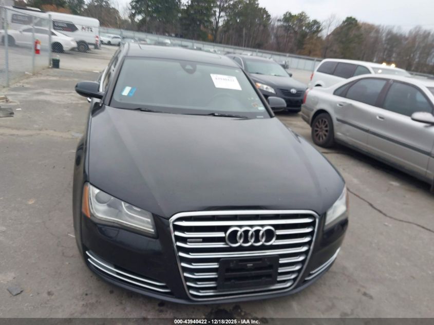 2013 Audi A8 L 3.0T VIN: WAURGAFD0DN004722 Lot: 43940422
