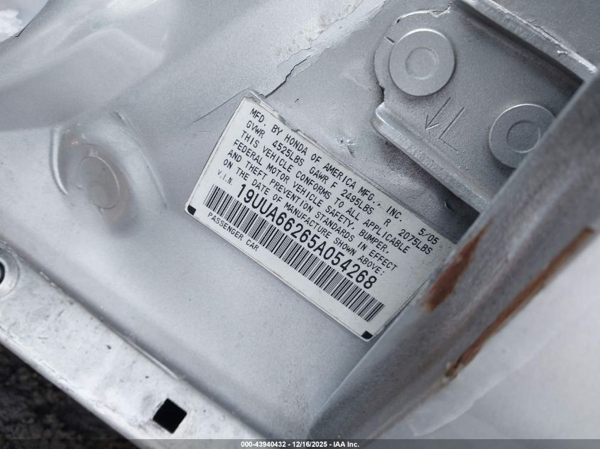 2008 Acura Tl 3.2 VIN: 19UUA66238A027226 Lot: 43940432