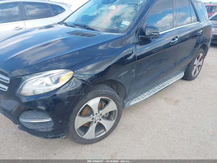 2016 Mercedes-Benz Gle 350 VIN: 4JGDA5JB8GA686641 Lot: 43940437