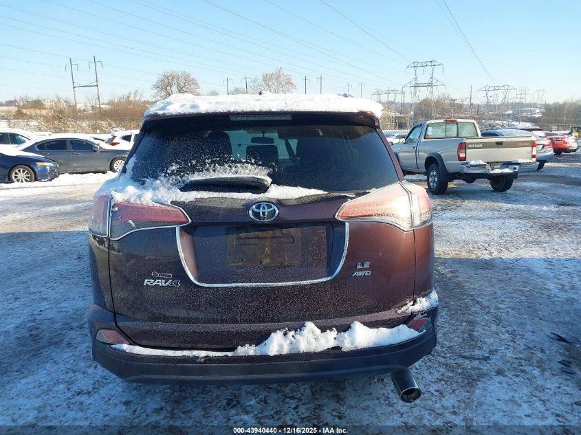 2016 Toyota Rav4 Le VIN: 2T3BFREV9GW480559 Lot: 43940440