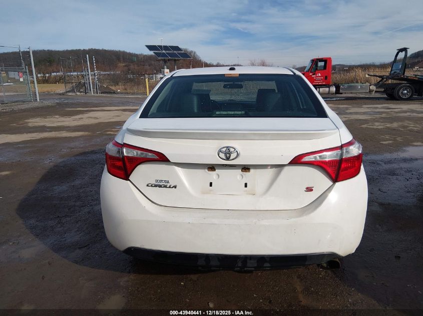 2014 Toyota Corolla S Plus VIN: 5YFBURHE9EP122600 Lot: 43940441